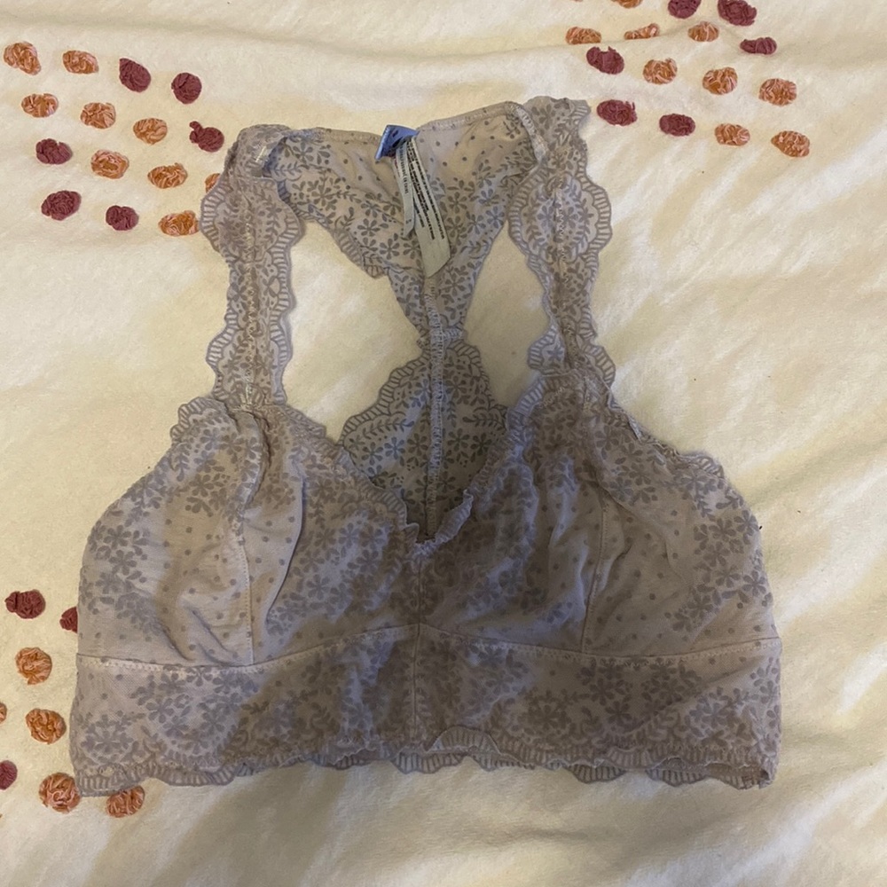 Gray bralette